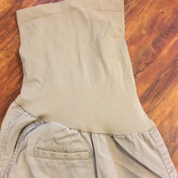 motherhood maternity khaki pants - Picture 5 of 8